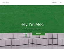 Tablet Screenshot of alecray.com